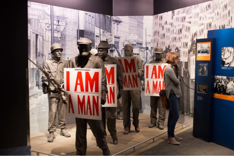 “I AM A MAN” Exhibit at the Nation Civil Rights Museum