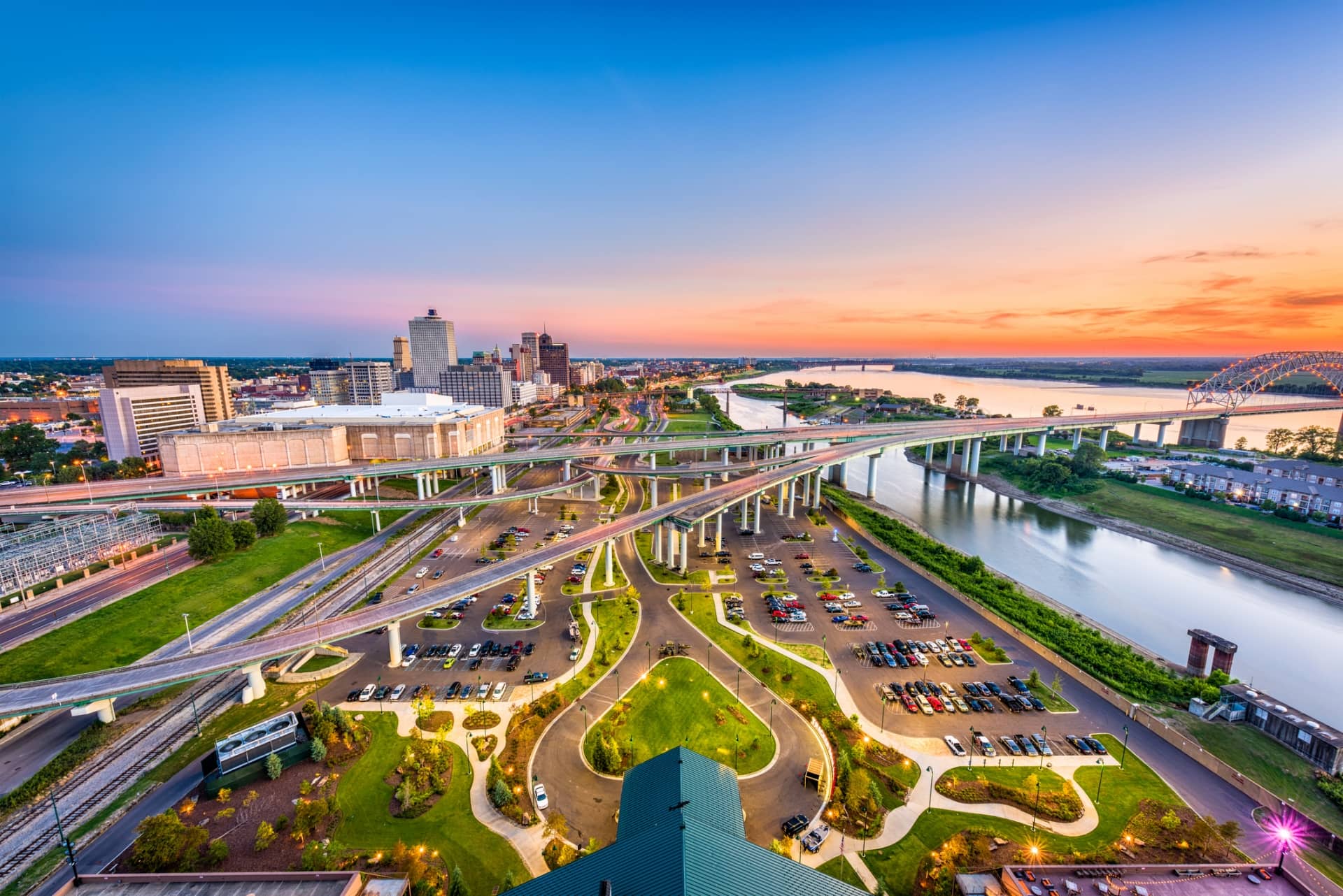 A skyline of Memphis
