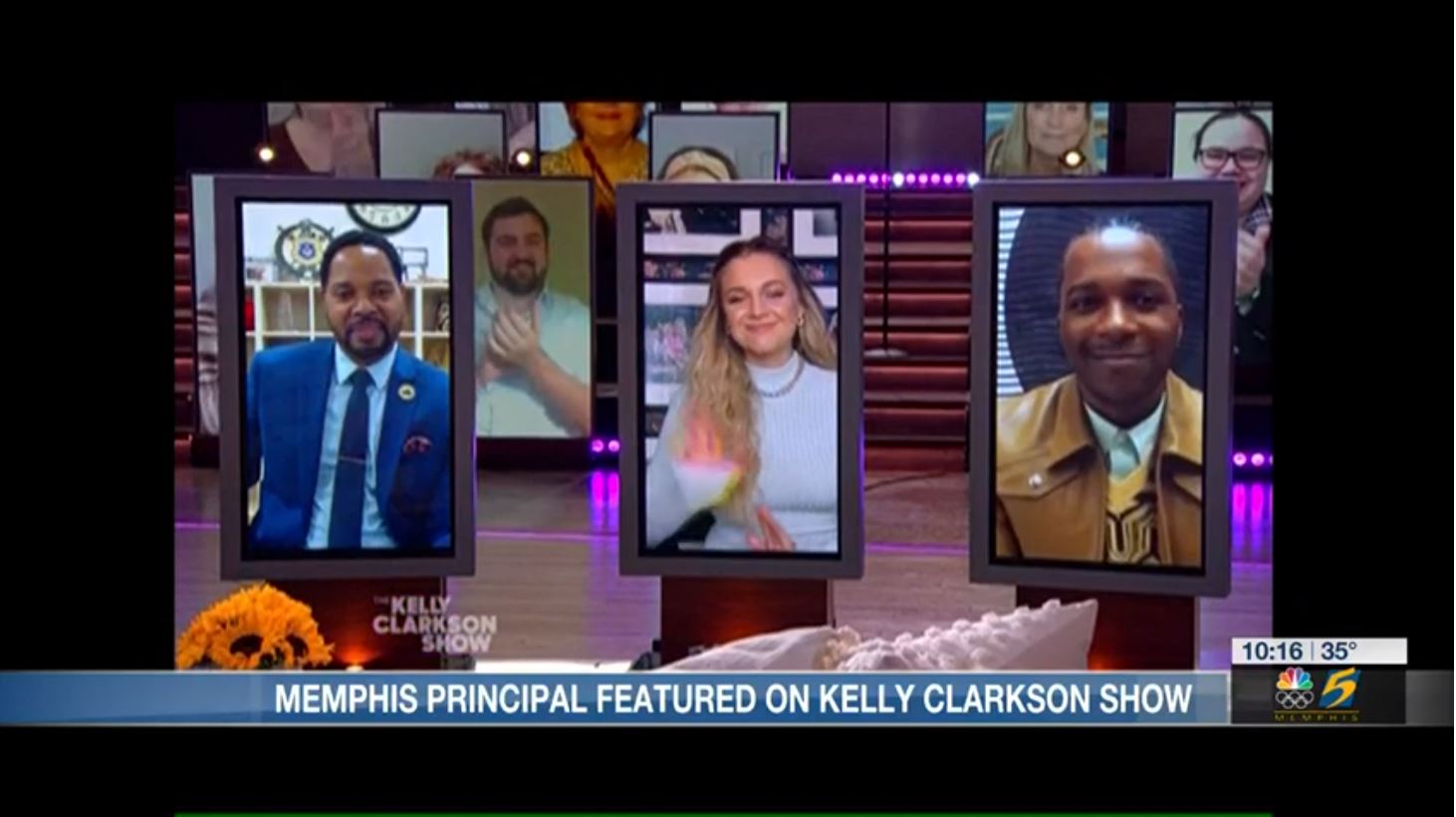 Memphis principal featured on Kelly Clarkson show to kickoff Black History Month