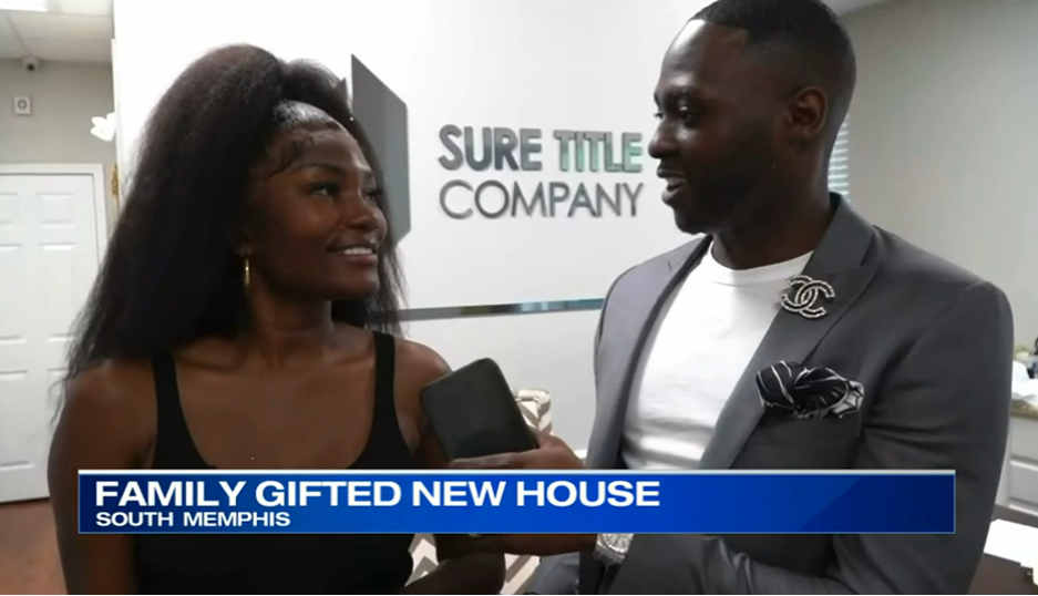 Surprise of a lifetime: family given a new home
