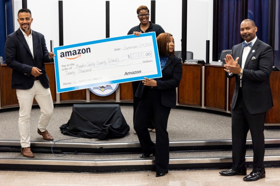 Amazon adopts 20 Memphis-Shelby County schools