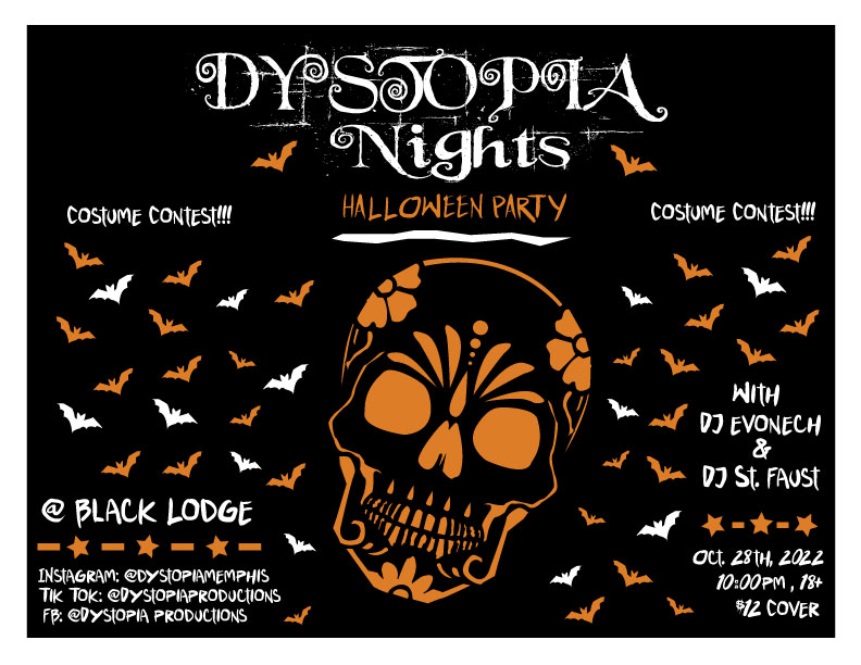 Dystopia Nights Halloween Party Live Music Memphis Tonight Memphis