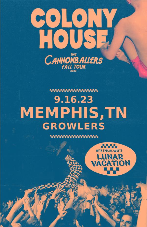 Colony House September 16 700 pm Growlers Memphis Live Music