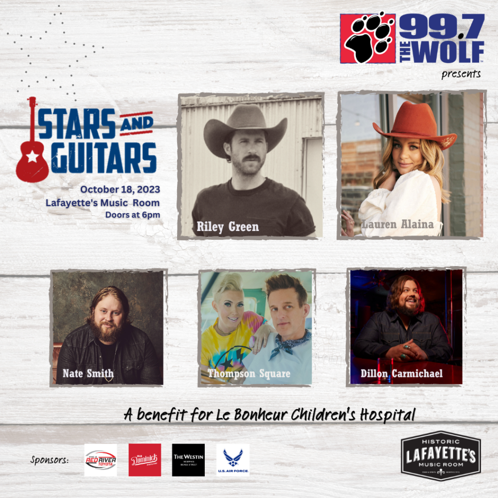 STARS AND GUITARS PRESENTED BY 99.7 THE WOLF