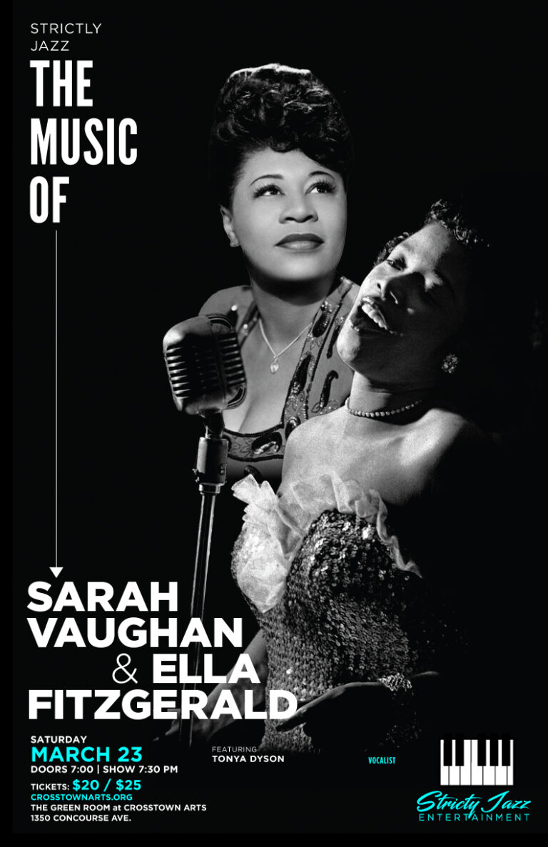 Strictly Jazz The Music Of Sarah Vaughan And Ella Fitzgerald March 23