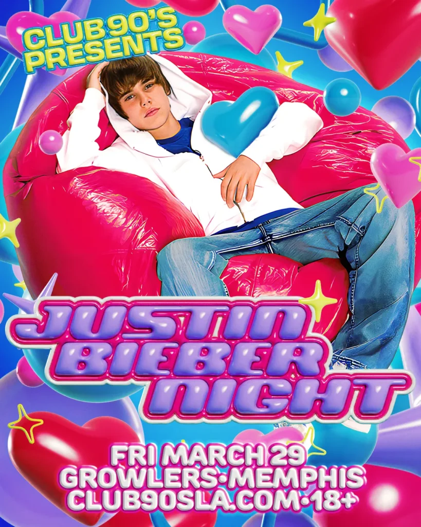 Club 90s LA presents Justin Bieber Night