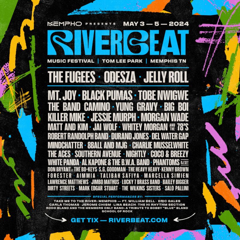 Riverbeat Music Fest May 4 1200 pm Tom Lee Park Memphis Live