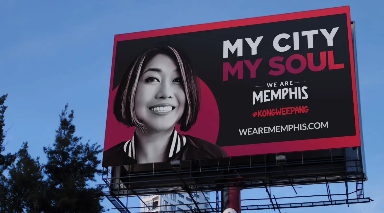 My City My Soul billboard out in public