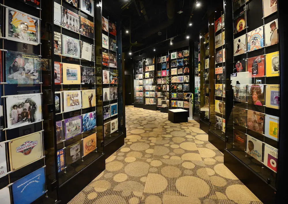 Inside of STAXX Record Museum