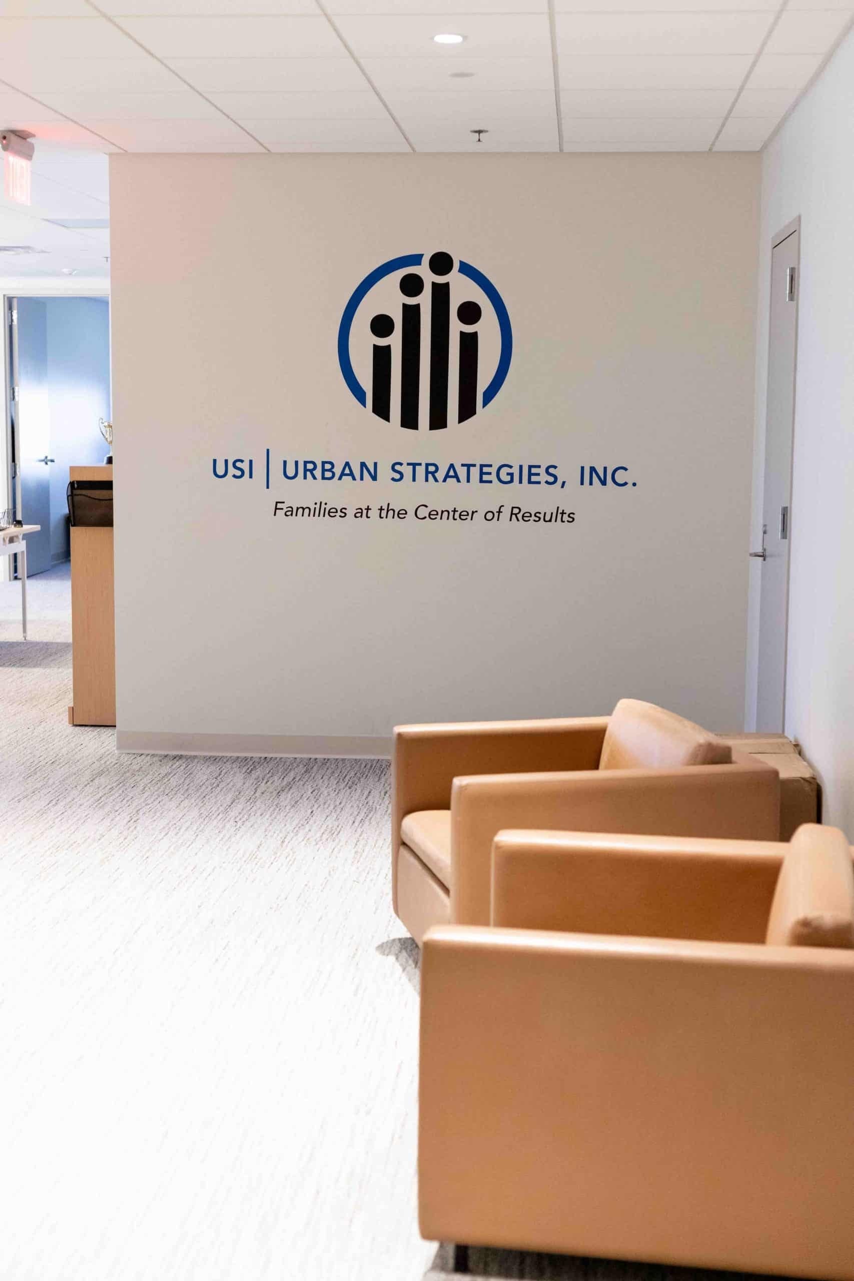Urban Strategies, Inc. logo, announcing a $1.5 million Truist Foundation grant in Memphis