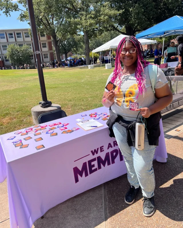 Welcome back, Tigers! 🐯💙 See us around campus? Be sure to stop by, say hey, and use #BringYourSoul and #WeAreMemphis in your pics! #GTG