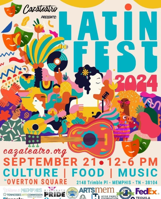 Celebrate the culture and history of our Latin community in Memphis! Join us as we honor #HispanicHeritageMonth and #LatinHeritageMonth by highlighting the events, stories, and voices that strengthen our city. Know a creator, artist, or entrepreneur, whose story we should share? Tag them below!⁠
⁠
Join @cazateatro_memphis in Overton Square on September 21st for a vibrant celebration of Latin culture, featuring delicious food, lively music, and cultural displays. 🇲🇽🇨🇴🇧🇷⁠
⁠
Don't miss out! #BringYourSoul #somosmemphis