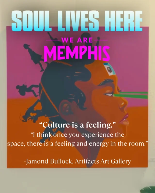 "Culture is a feeling."

Step inside @artifacts_artgallery and you’ll understand what Jamond Bullock (@alivepaint) means — the energy, the art, the soul… it’s something you feel.
#SoulLivesHere